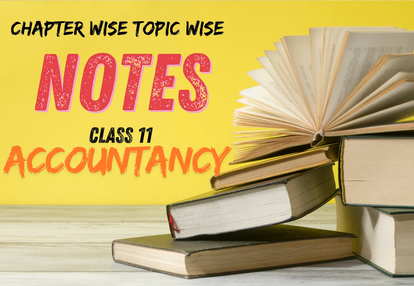 Chapter Wise Topic Wise Notes Class 11 Accountancy All Chapters