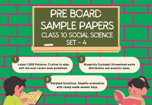 Class 10 Social Science Pre Board Sample Paper Set 4
