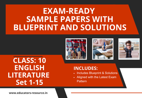 Annual Sample Papers with Solution & Blueprint Class 10 English (Literature) Sets 1 to 15