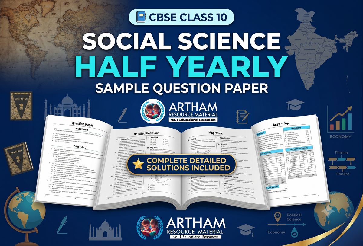 Half Yearly Sample Question Paper with Solution Class 10 Social Science