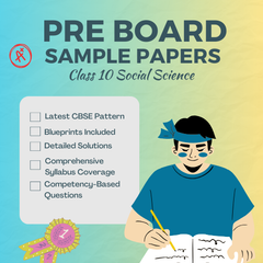 Pre Board Sample Papers Class 10 Social Science