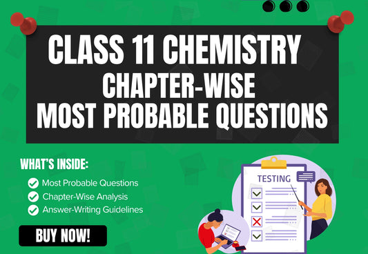 Chapter-Wise High-Probability Questions Booklet Class 11 Chemistry all Chapters