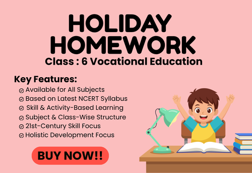 Summer Holiday Homework Class 6 Vocational Education (Kaushal Bodh)