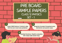 Class 12 Physics Pre Board Sample Paper Set 1