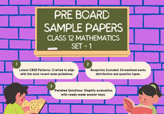 Class 12 Mathematics Pre Board Sample Paper Set 1