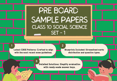 Class 10 Social Science Pre Board Sample Paper Set 1