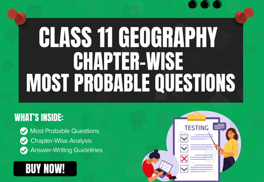 Chapter-Wise High-Probability Questions Booklet Class 11 Geography (Fundamental of Physical Geography) all Chapters