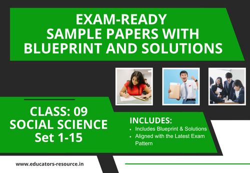 Annual Sample Papers with Solution & Blueprint Class 9 Social Science Sets 1 to 15