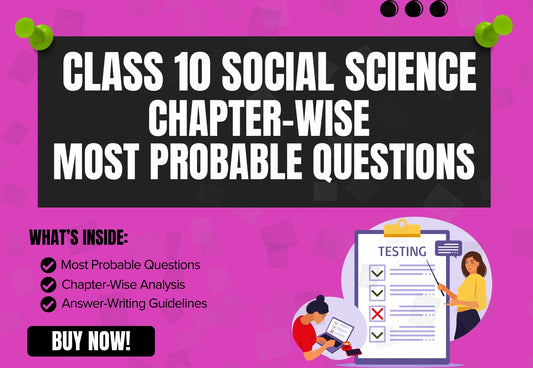 Chapter-Wise High-Probability Questions Booklet Class 10 History all Chapters