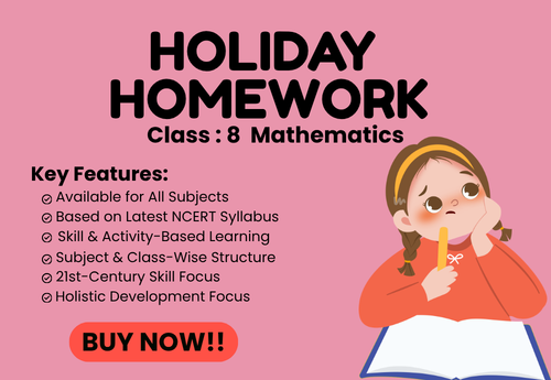 Summer Holiday Homework Class 8 Mathematics (Ganita Prakash)
