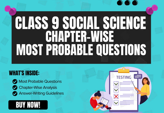 Chapter-Wise High-Probability Questions Booklet Class 9 History all Chapters