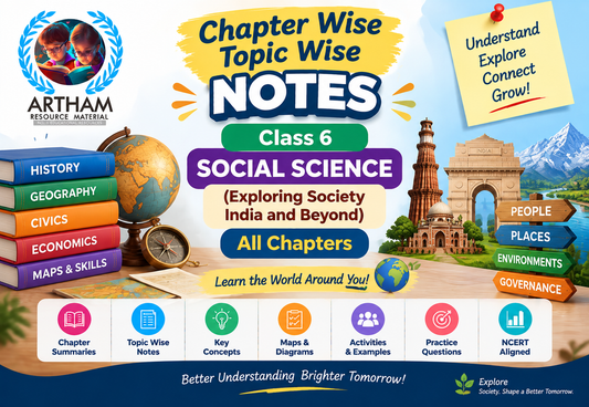 Chapter Wise Topic Wise Notes Class 6 Social Science (Exploring Society India and Beyond) All Chapters