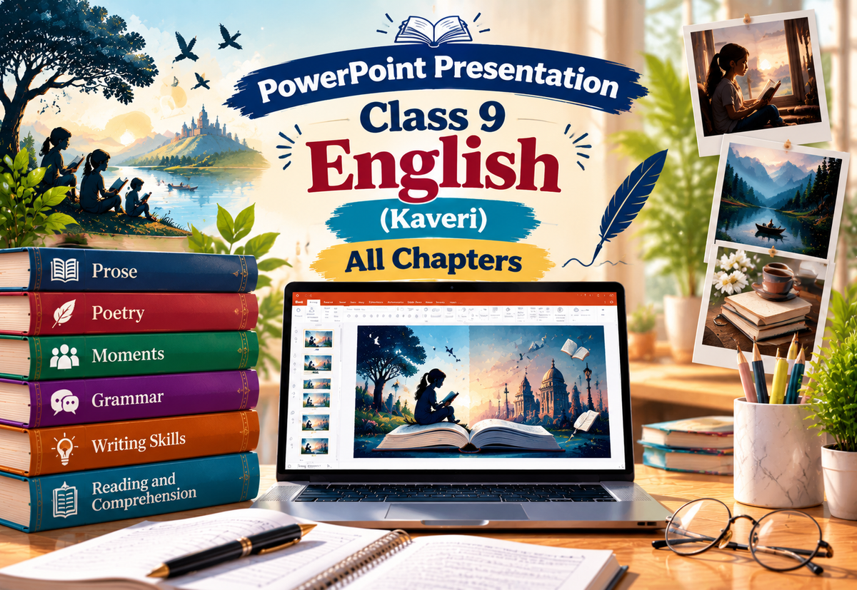 PowerPoint - Presentation Class 9 English (Kaveri) All Chapters