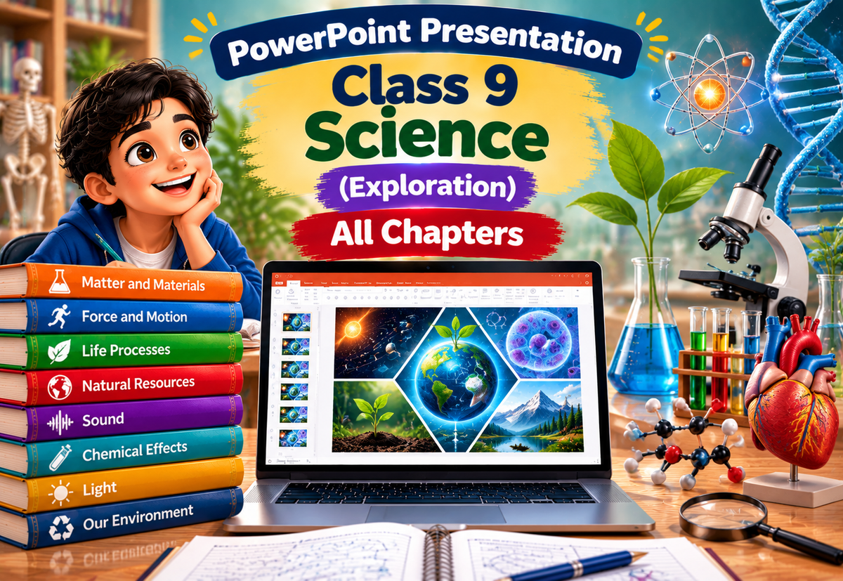 PowerPoint - Presentation Class 9 Science (Exploration) All Chapters