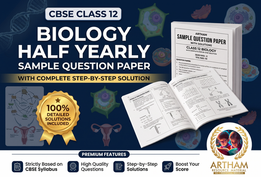 Half Yearly Sample Question Paper with Solution Class 12 Biology
