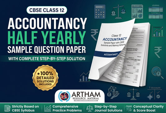 Half Yearly Sample Question Paper with Solution Class 12 Accountancy