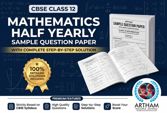 Half Yearly Sample Question Paper with Solution Class 12 Mathematics
