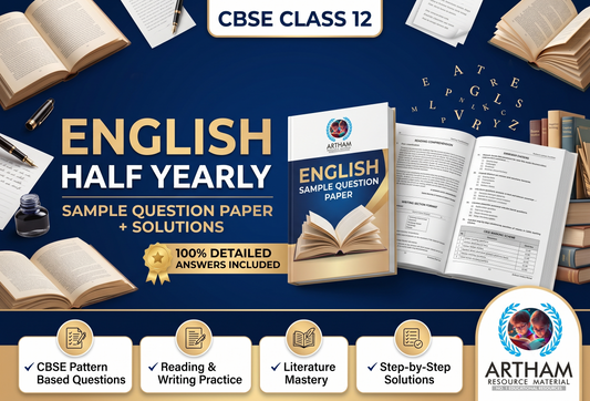 Half Yearly Sample Question Paper with Solution Class 12 English