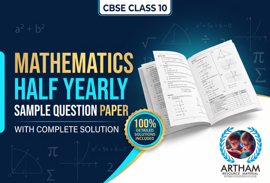 Half Yearly Sample Question Paper with Solution Class 10 Mathematics