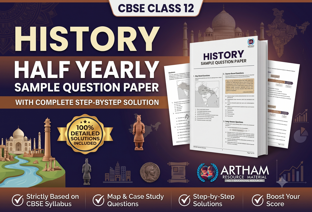 Half Yearly Sample Question Paper with Solution Class 12 History