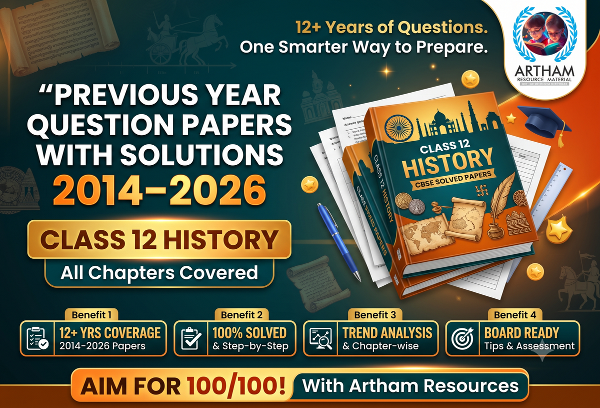 Previous Year Question Papers with Solution (2014–2026) Class 12 History all Chapters