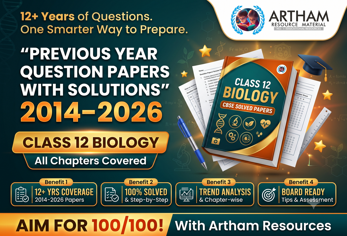 Previous Year Question Papers with Solution (2014–2026) Class 12 Biology all Chapters