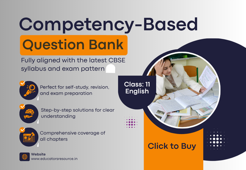 Competency-Based Question Bank Class 11 English (Snapshots) all Chapters