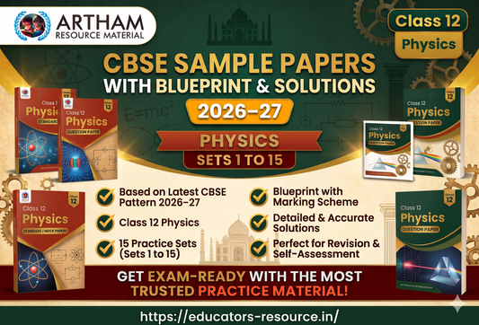 CBSE Sample Papers with Blueprint & Solutions Class 12 Physics Sets 1 to 15 (2026–27)