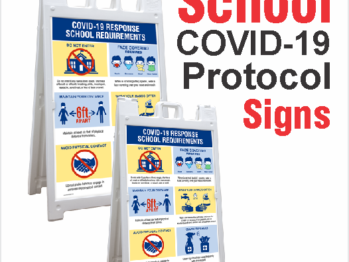 School COVID-19 Protocol Signs